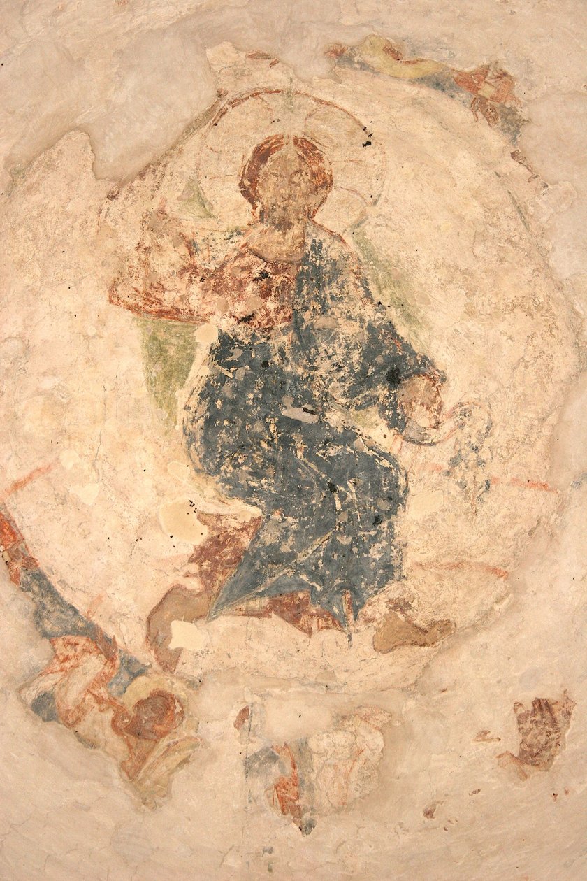 Nanebevstoupení Krista, 1313 od Ancient Russian frescos