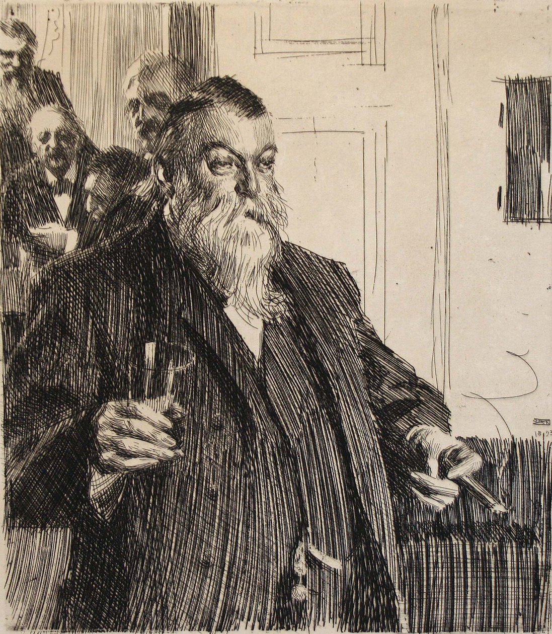 Přípitek od Anders Leonard Zorn