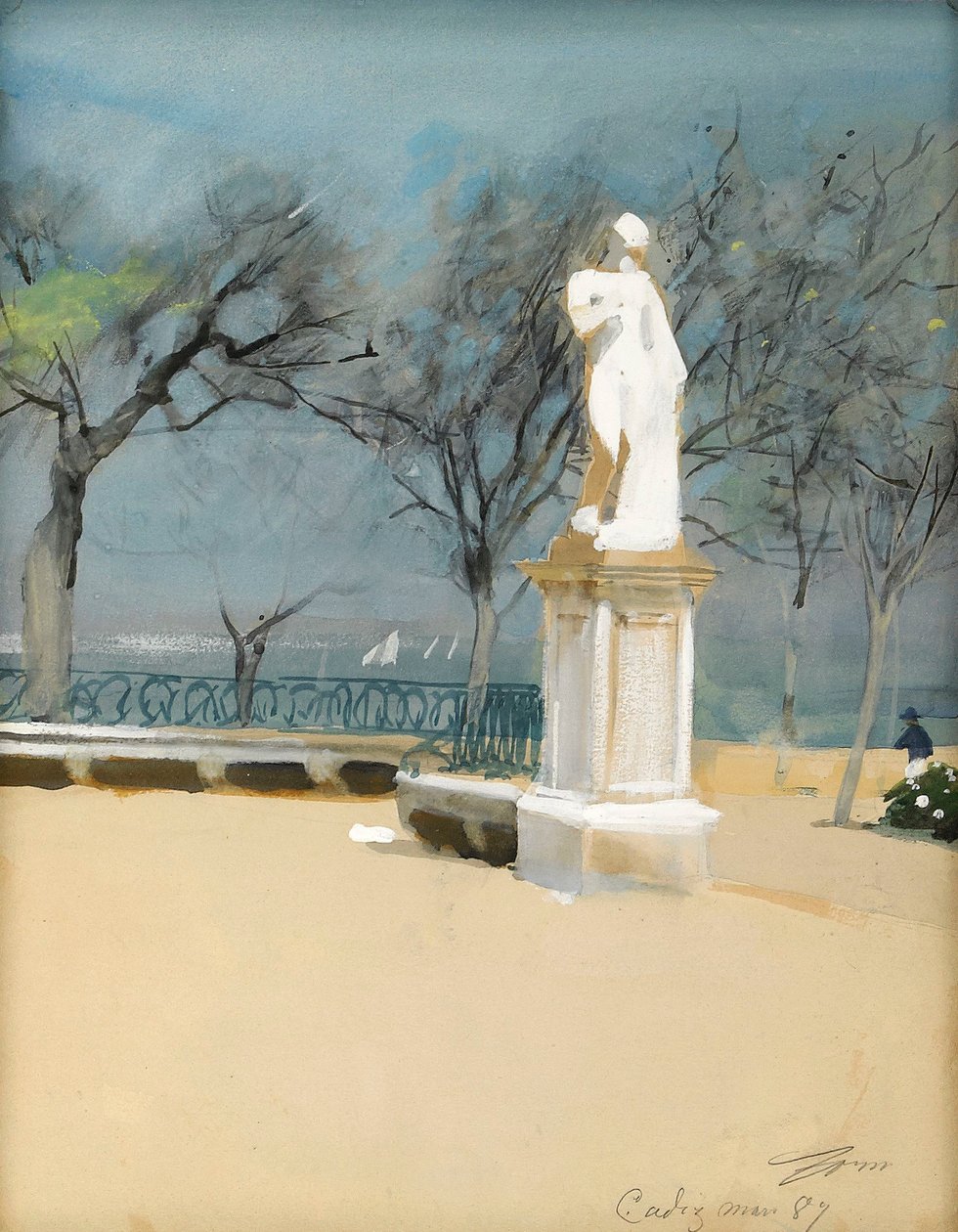 Alamedan a Cádiz od Anders Leonard Zorn