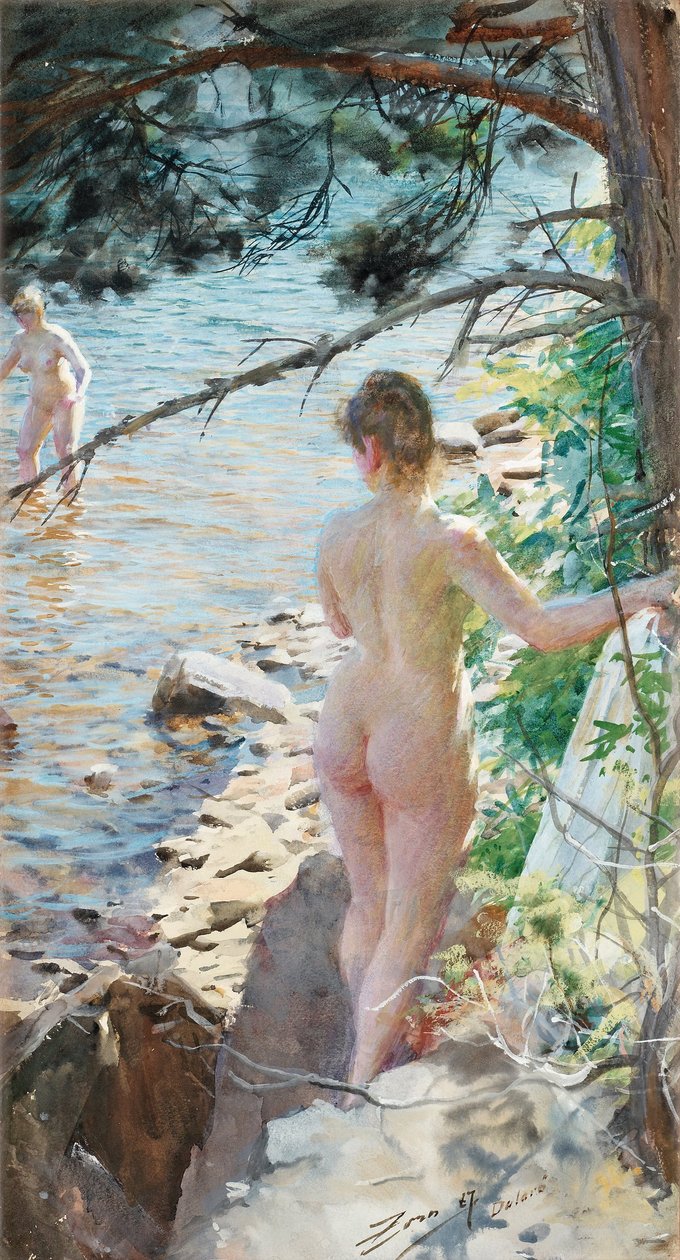 Dalaröklippor II od Anders Leonard Zorn