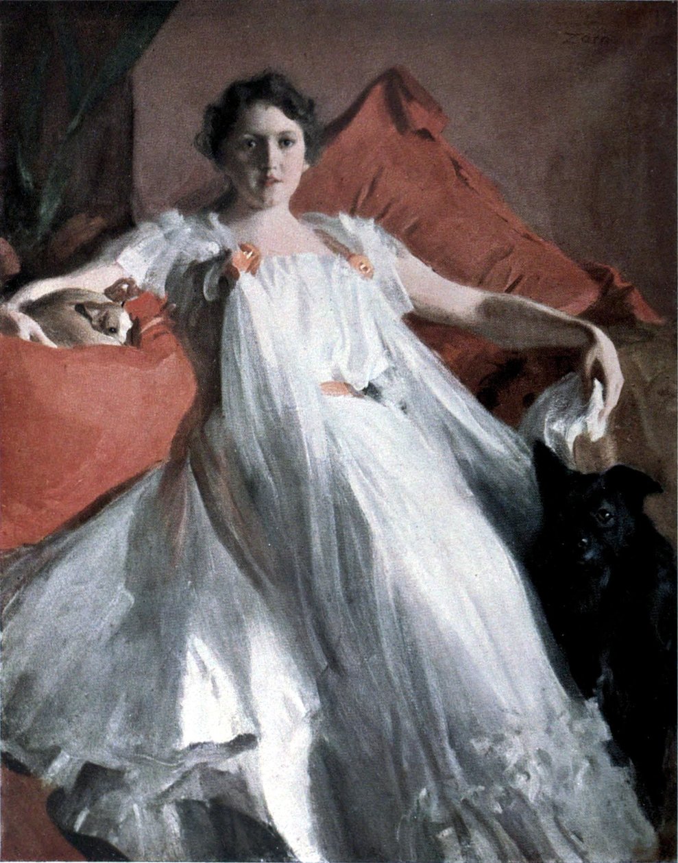 Portrét paní Ashleyové od Anders Leonard Zorn