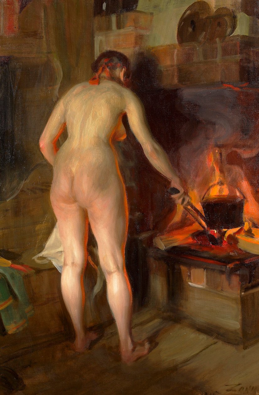 Bramborová konvice od Anders Leonard Zorn