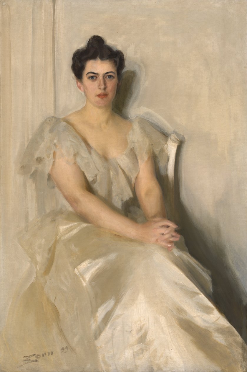 Frances Folsom Cleveland, 1899. od Anders Leonard Zorn