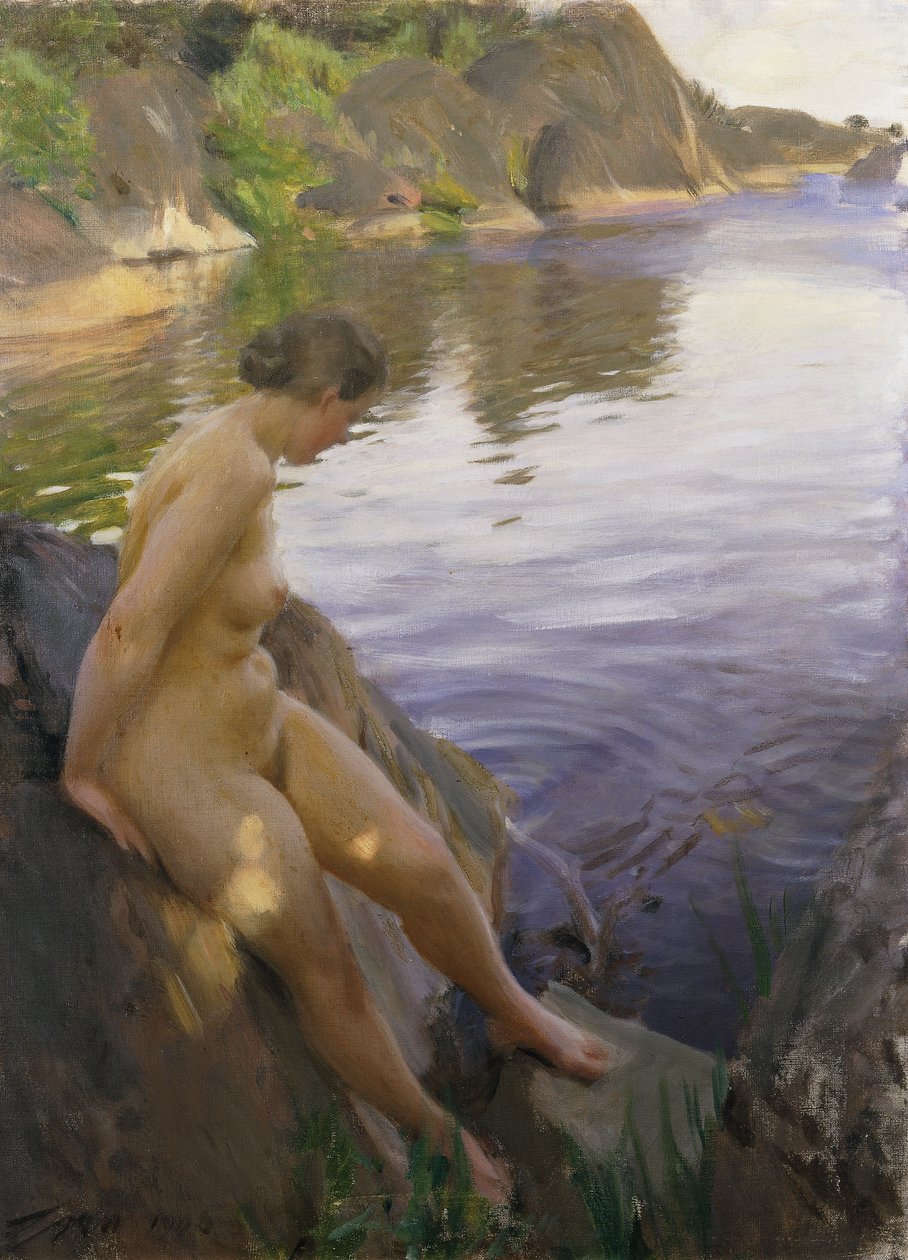 ze Sandhamu; Fran Sandham, 1906 od Anders Leonard Zorn