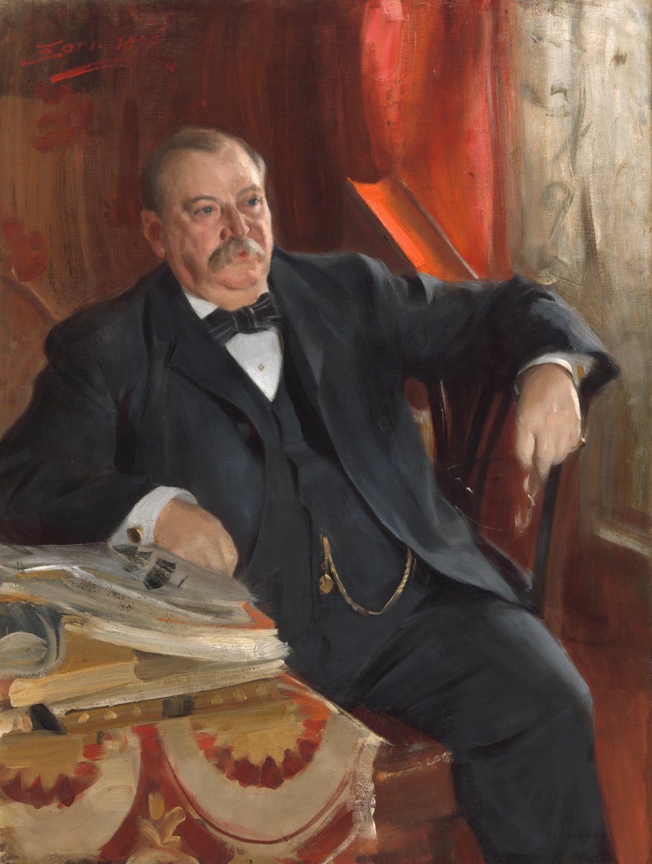 Grover Cleveland, 1899. od Anders Leonard Zorn