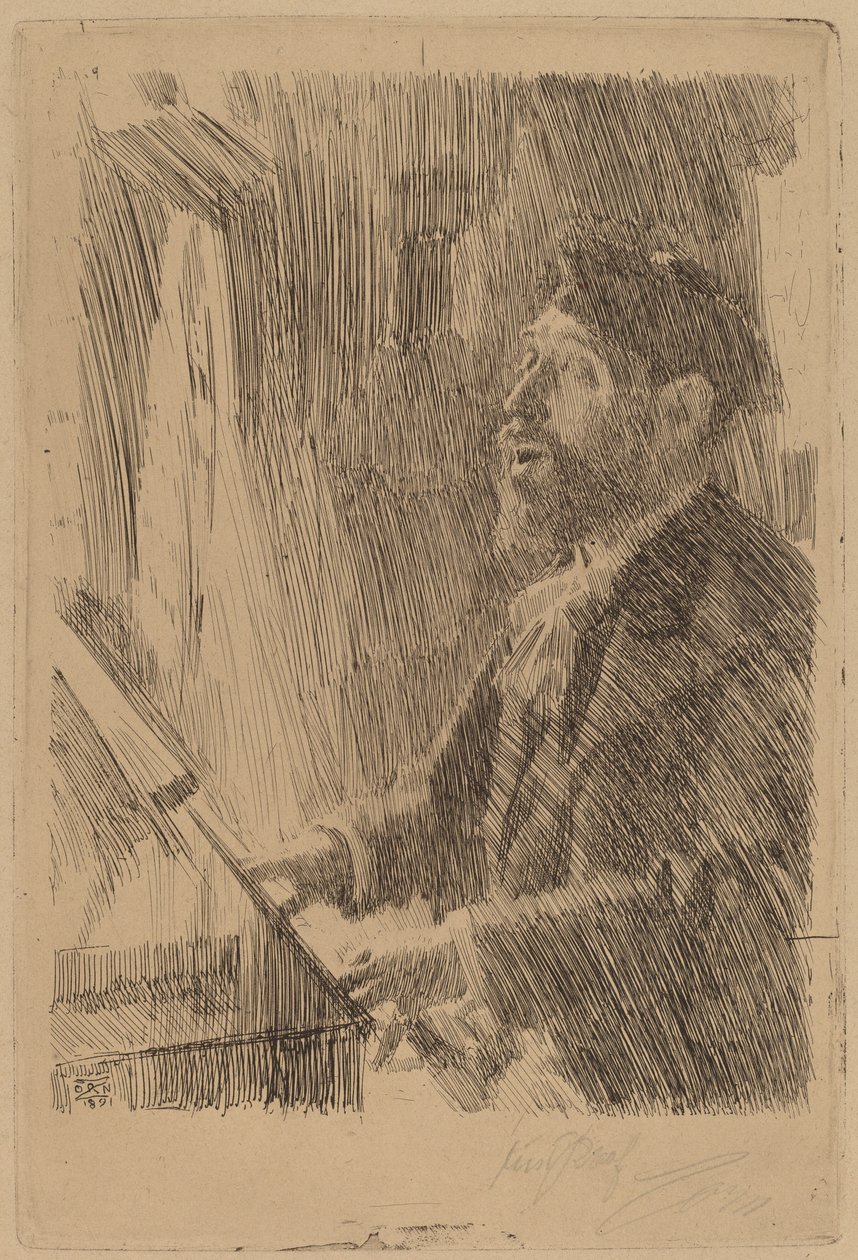 J.B. Faure, 1891. od Anders Leonard Zorn