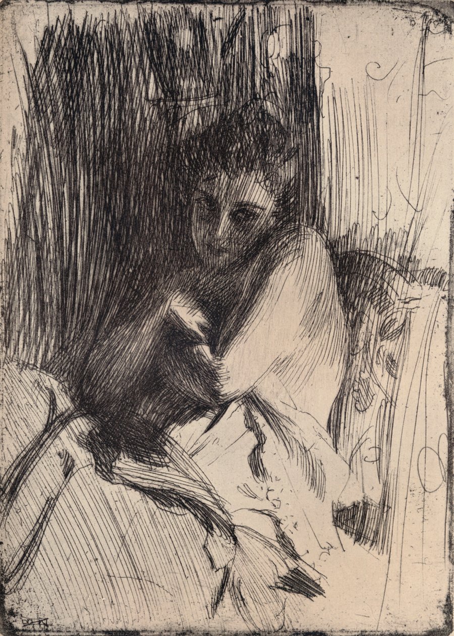 Model, 1880-1906, 1906 od Anders Leonard Zorn
