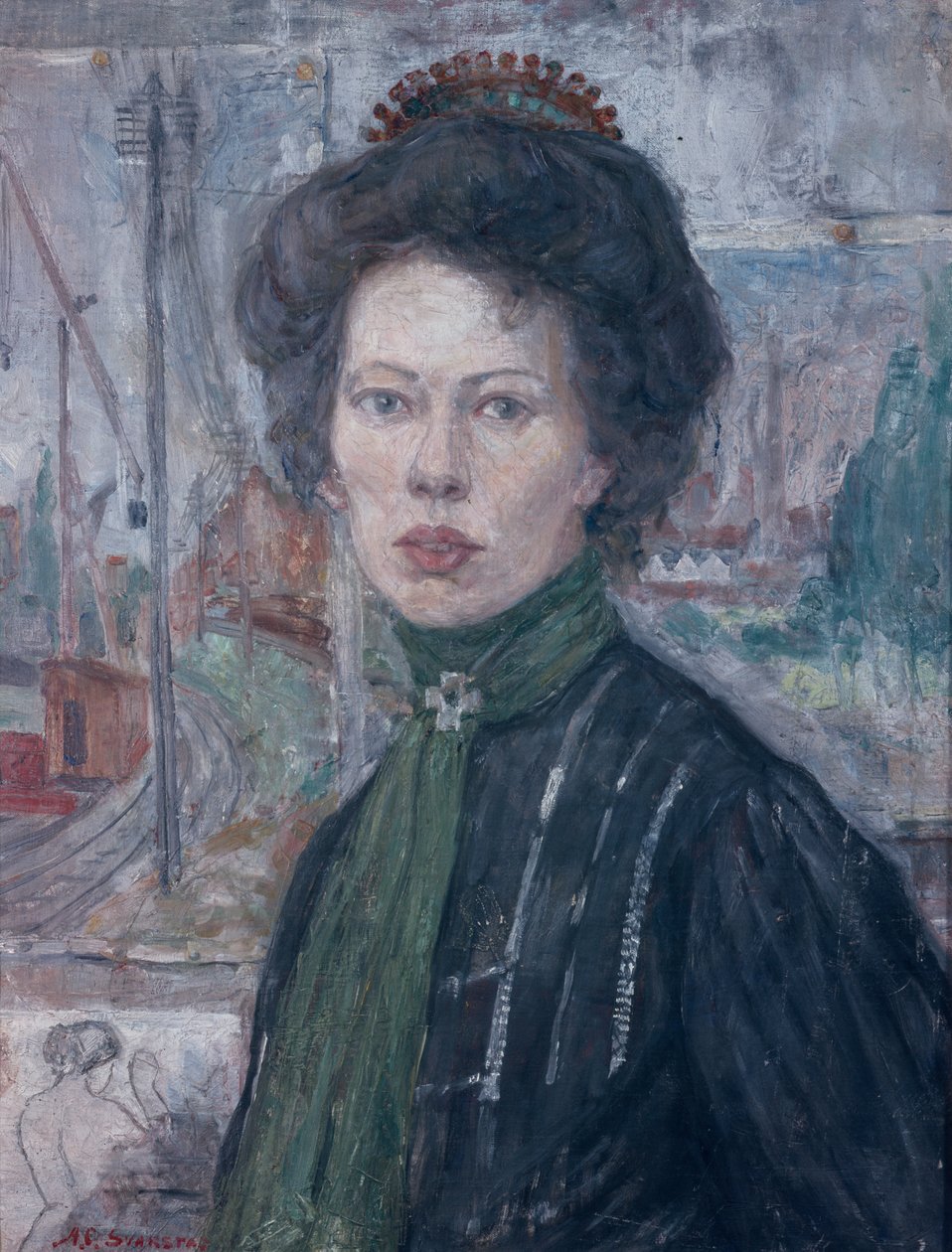 Umělec Thora Holmstrøm od Anders Svarstad