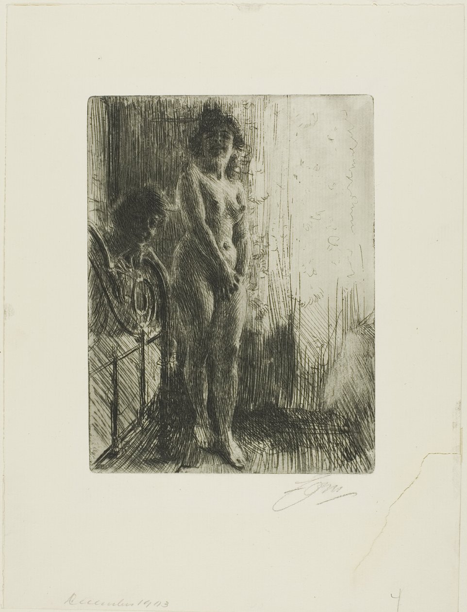 Temný kout od Anders Leonard Zorn