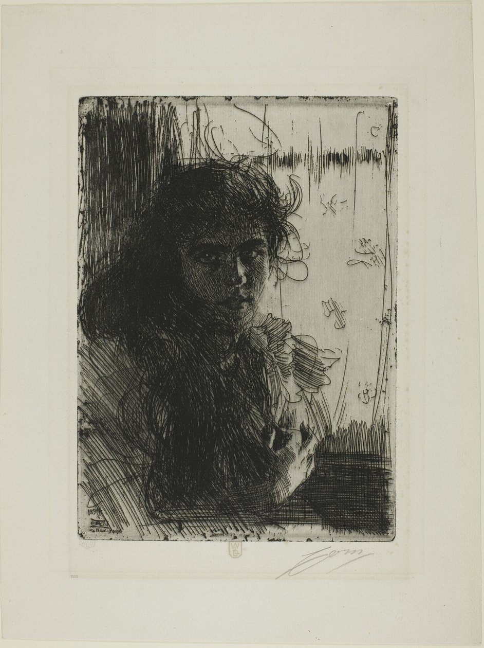 Irská dívka nebo Annie od Anders Leonard Zorn