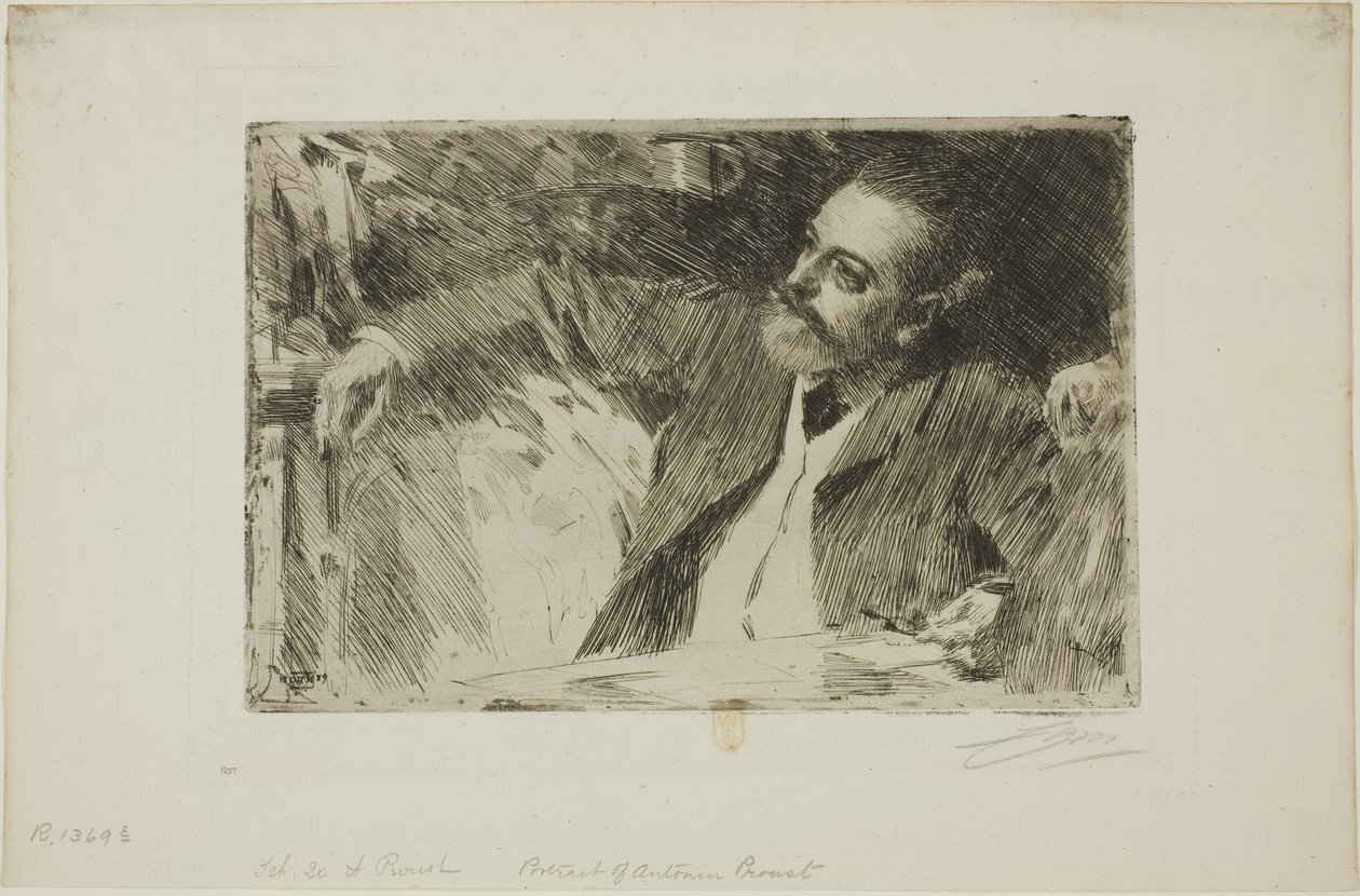 Antonín Proust od Anders Leonard Zorn