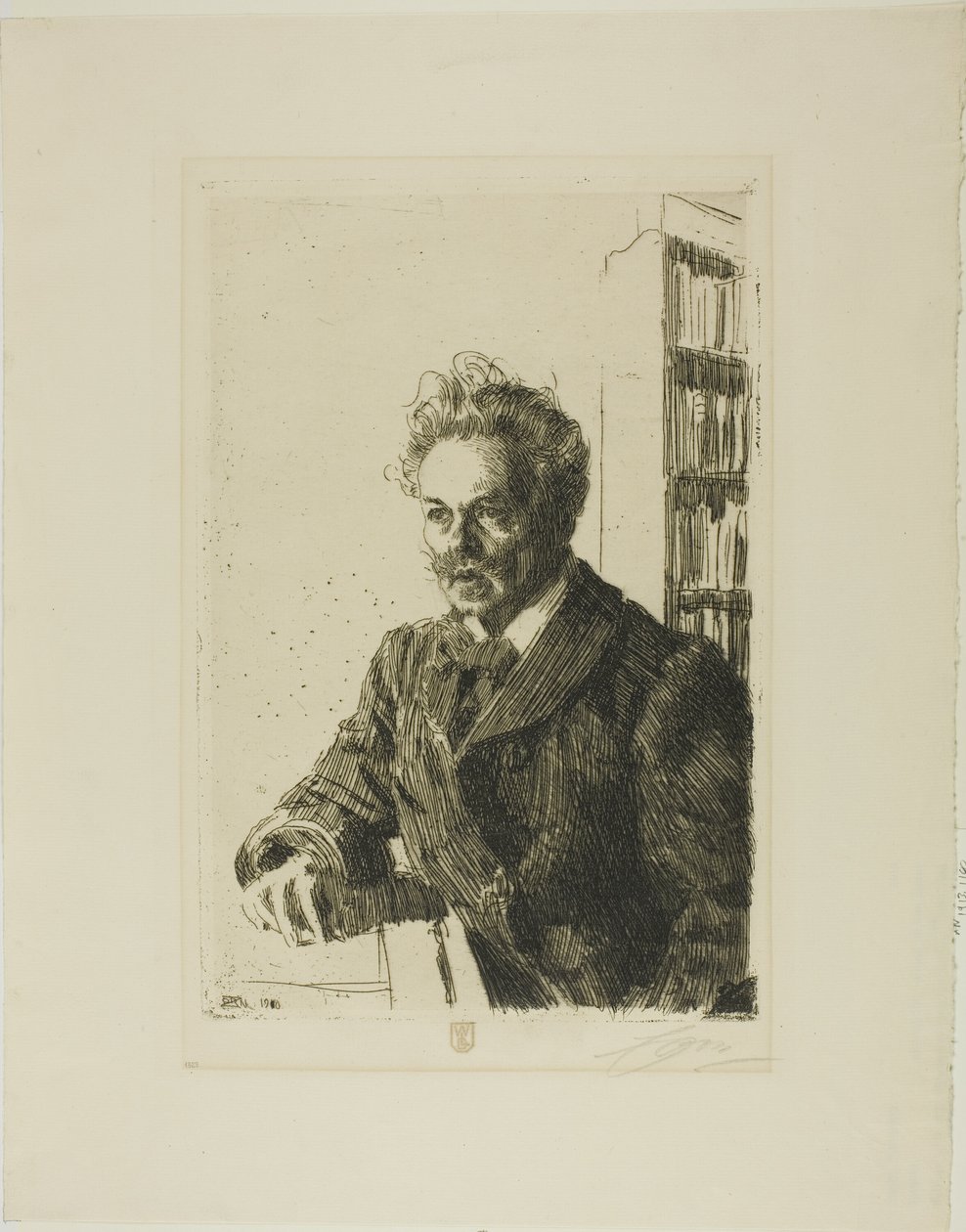 August Strindberg od Anders Leonard Zorn