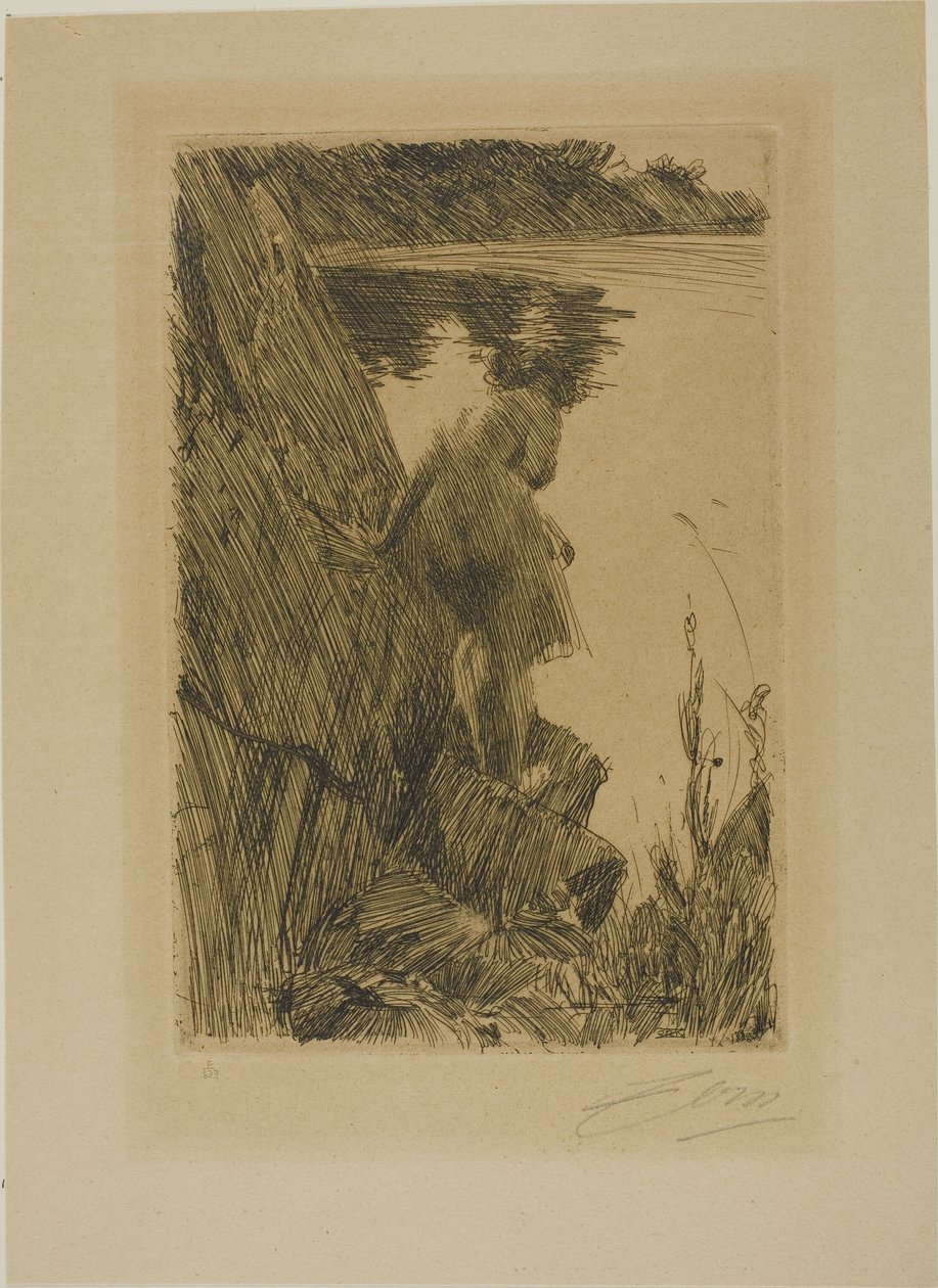 Koupání (Večer) III od Anders Leonard Zorn