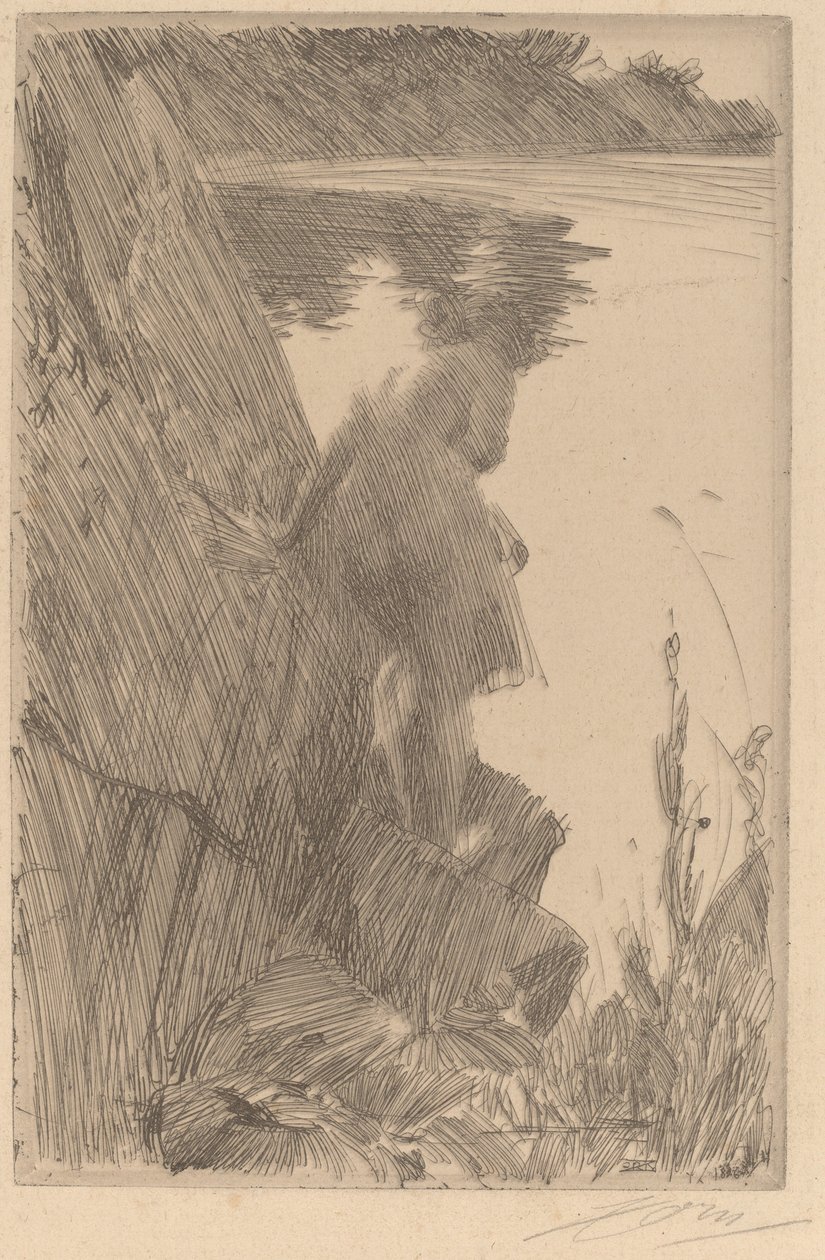 Bather III (Bather Bather) od Anders Leonard Zorn