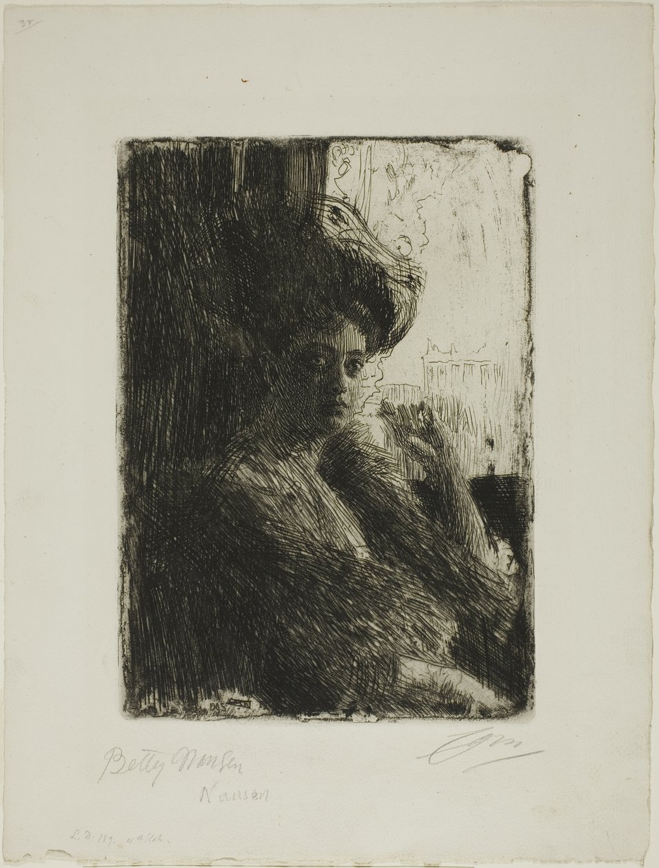 Betty Nansenová od Anders Leonard Zorn