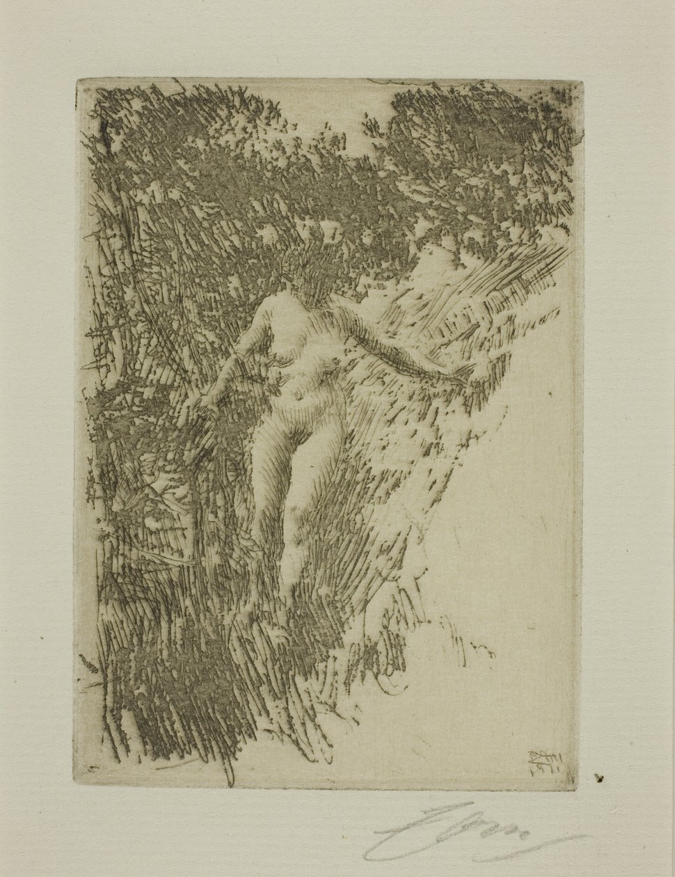 Mlází od Anders Leonard Zorn
