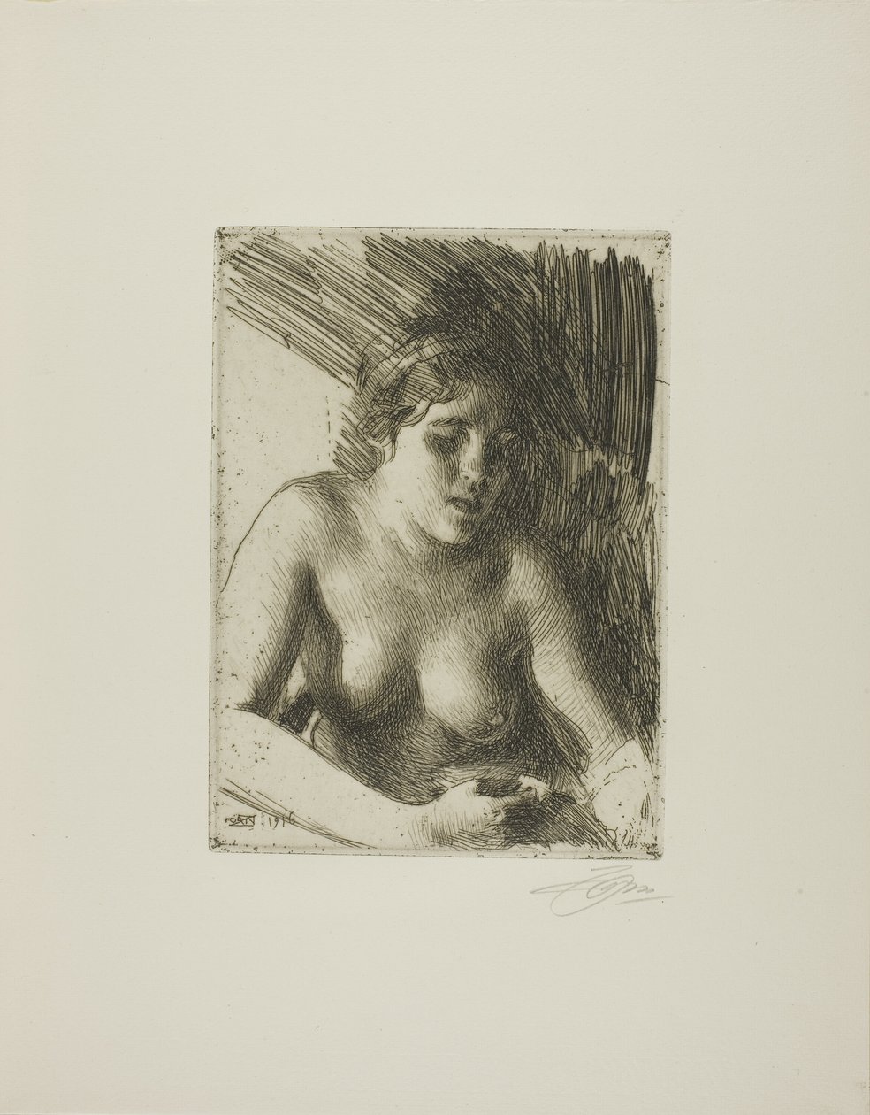 poprsí od Anders Leonard Zorn
