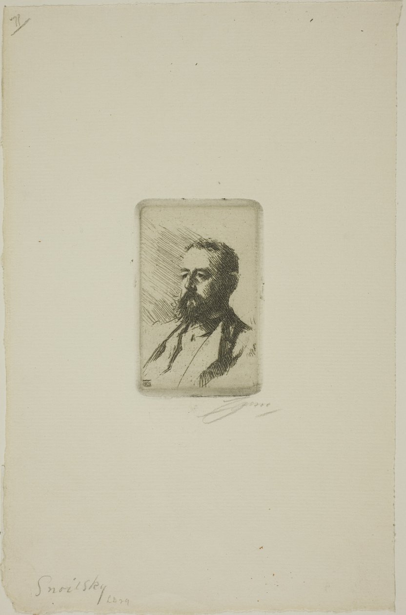 Carl Snoilsky od Anders Leonard Zorn