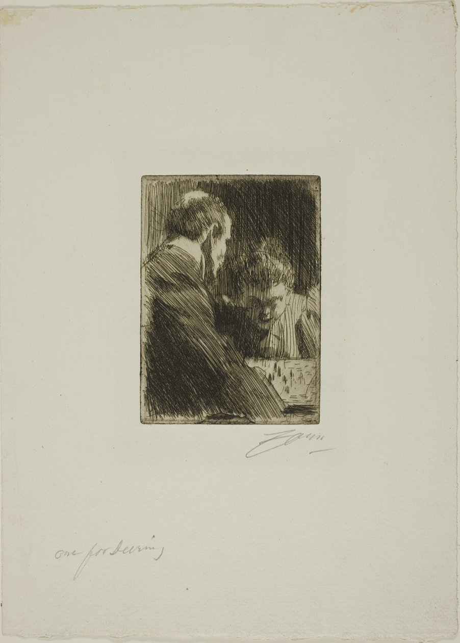 Šachisté od Anders Zorn