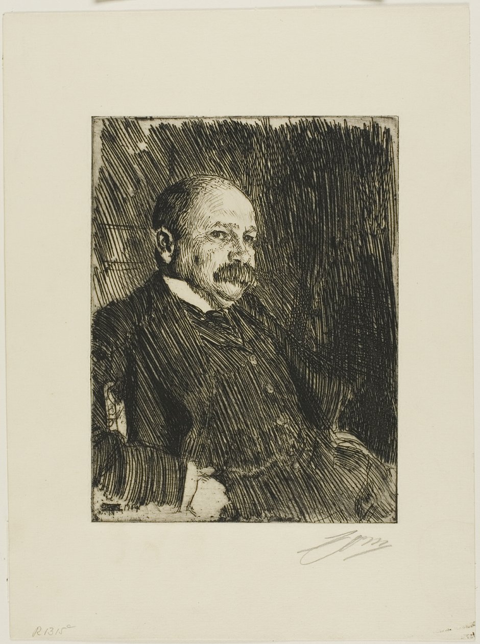 Plukovník Lamont III (Busta) od Anders Leonard Zorn