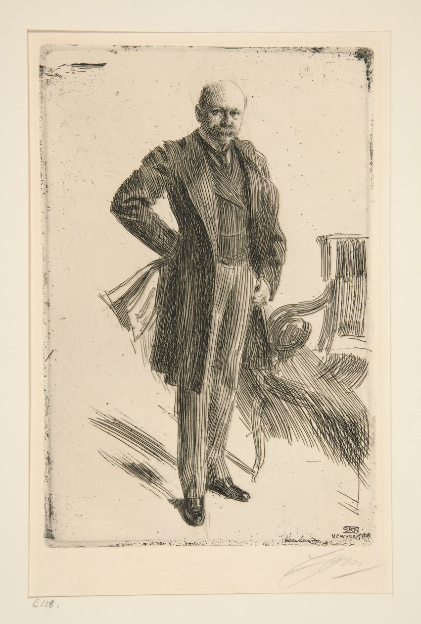 Plukovník Lamont I od Anders Leonard Zorn