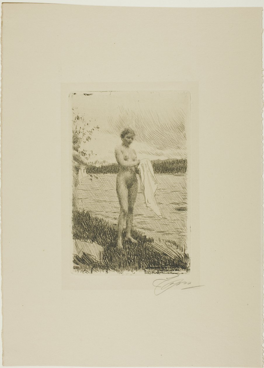 Řeka Dal od Anders Leonard Zorn