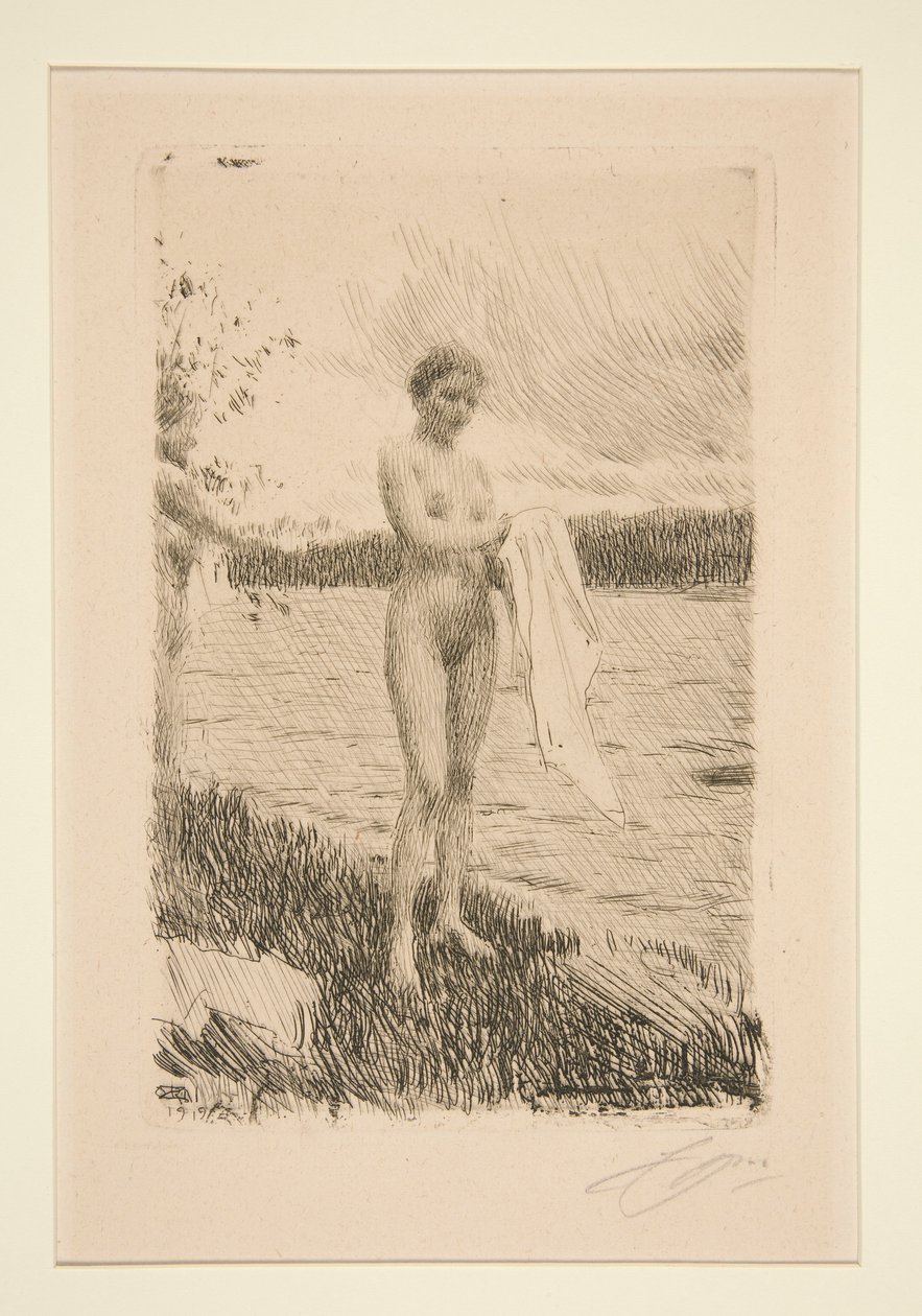 Řeka Dal od Anders Leonard Zorn