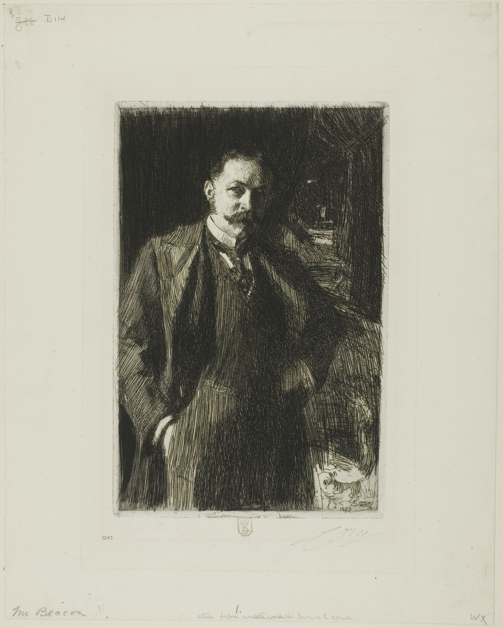 E. R. Bacon od Anders Leonard Zorn