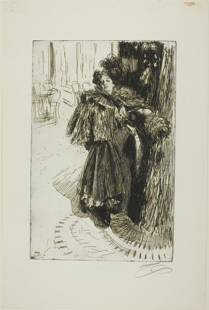 Effet de Nuit III od Anders Leonard Zorn