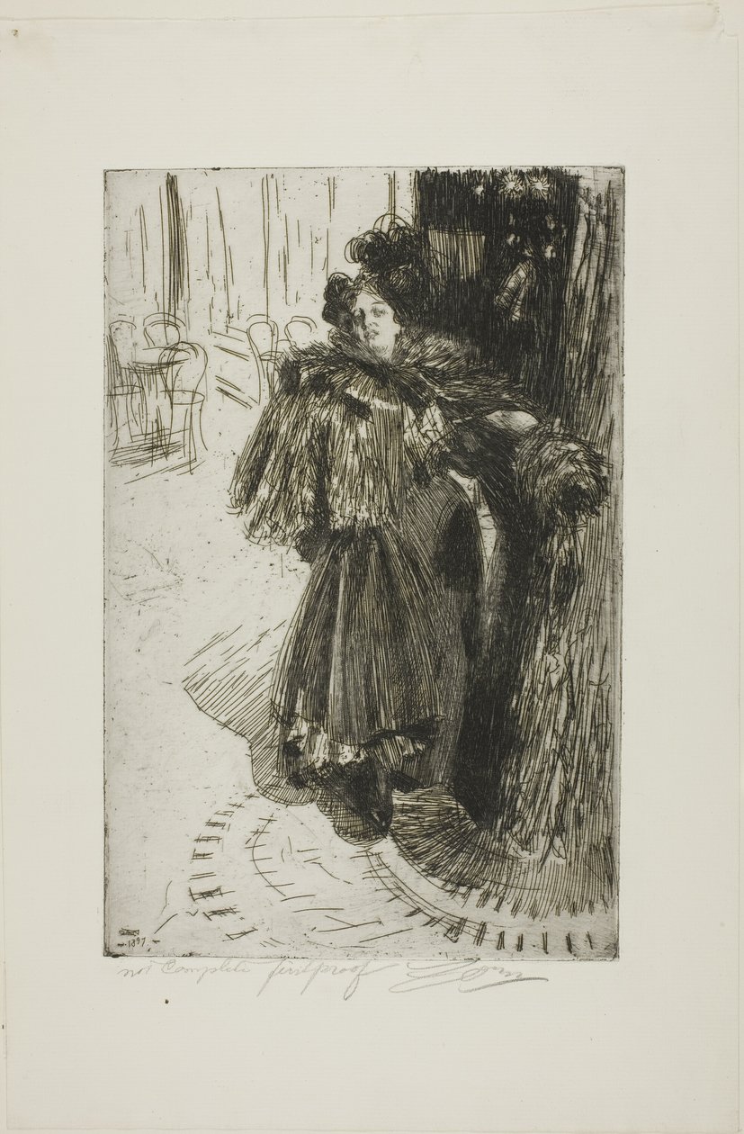 Effet de Nuit III od Anders Leonard Zorn