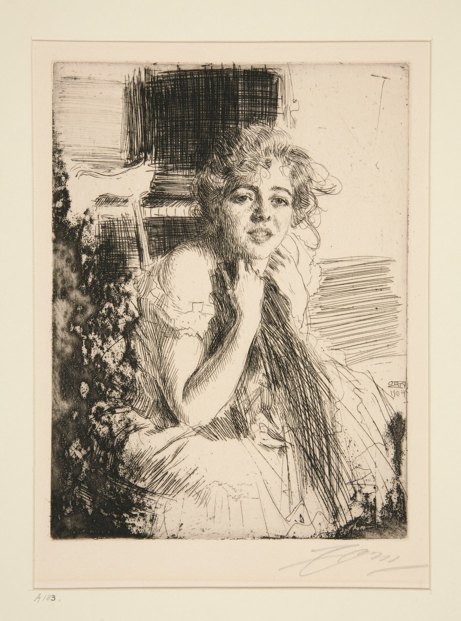 Emma Rasmussenová od Anders Leonard Zorn