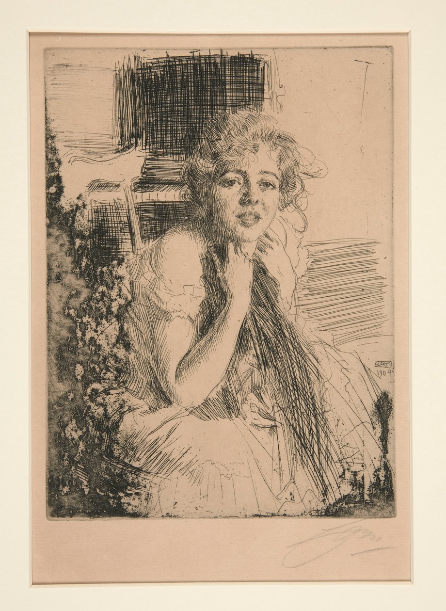 Emma Rasmussenová od Anders Leonard Zorn