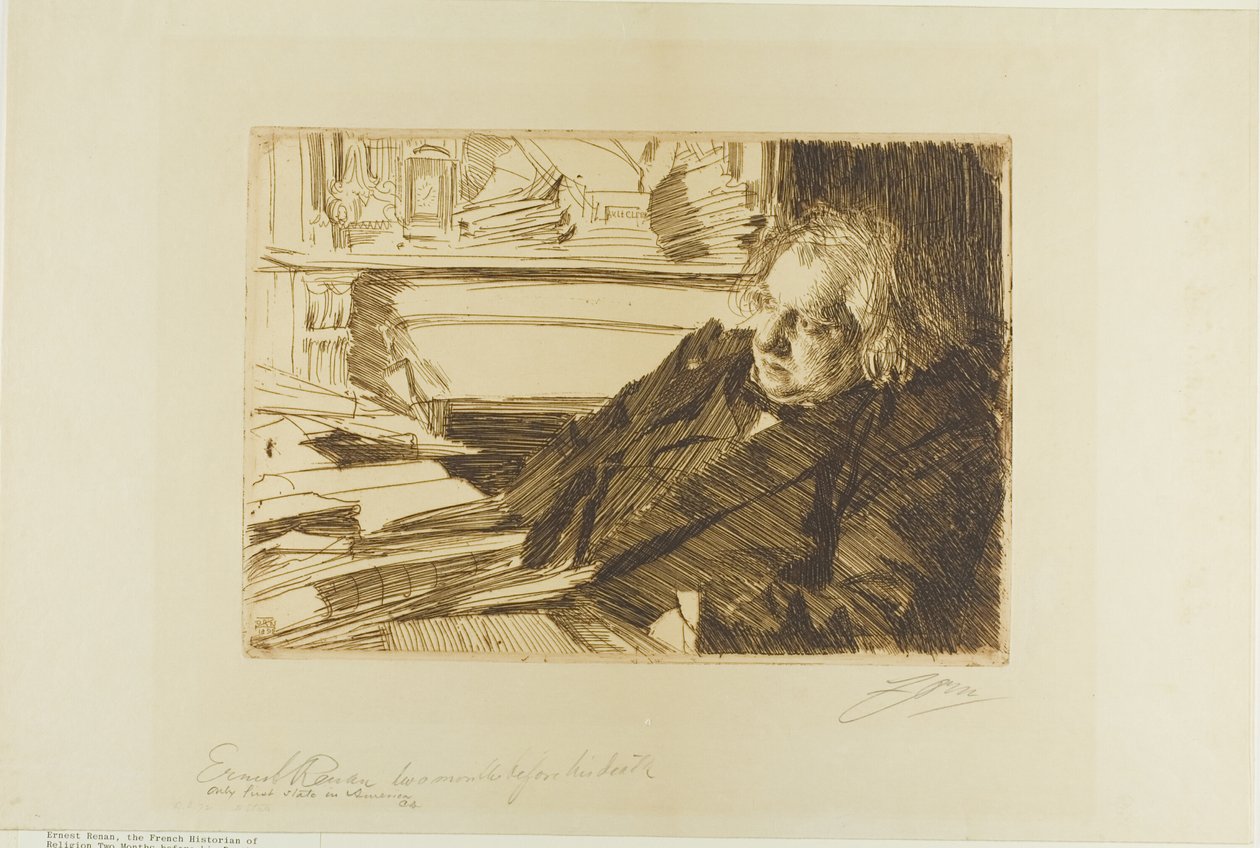 Ernest Renan od Anders Leonard Zorn