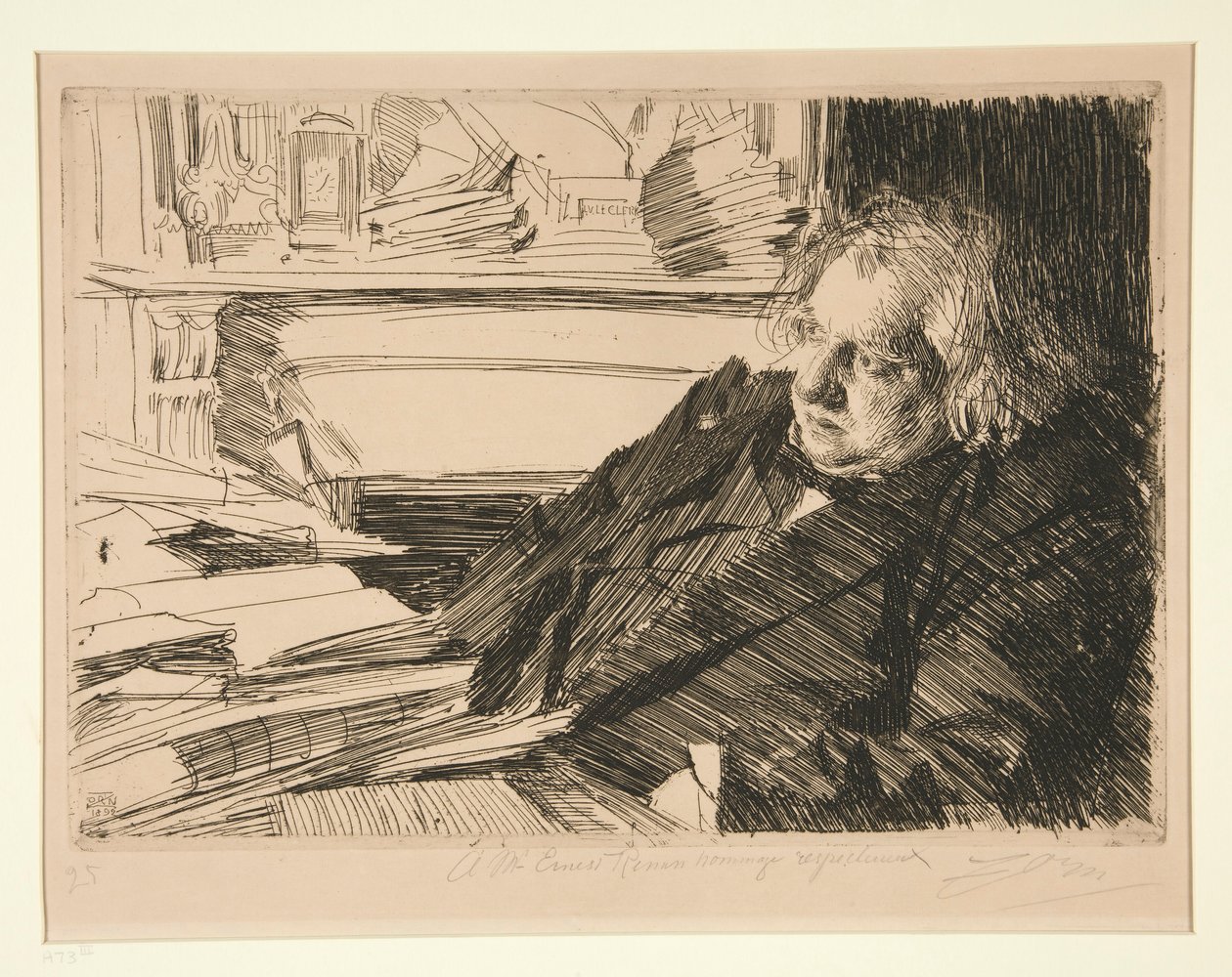 Ernest Renan od Anders Leonard Zorn