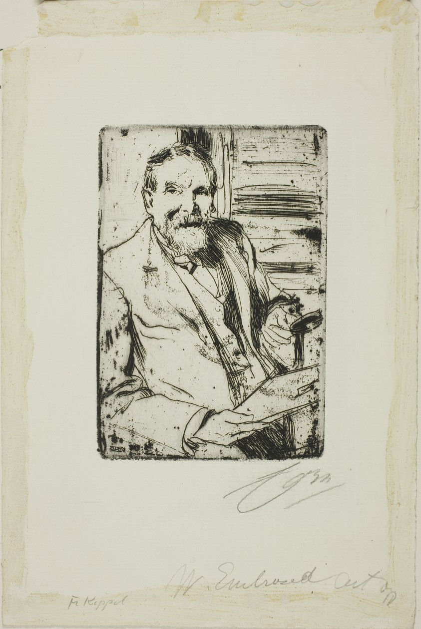 Fridrich Keppel II od Anders Leonard Zorn