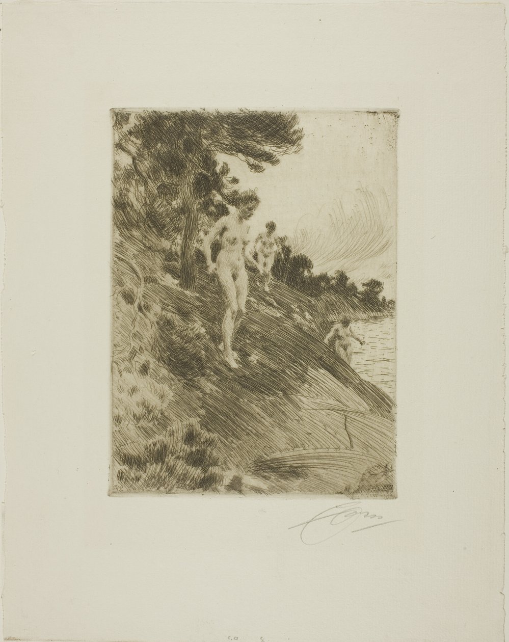 Vystrašený od Anders Leonard Zorn