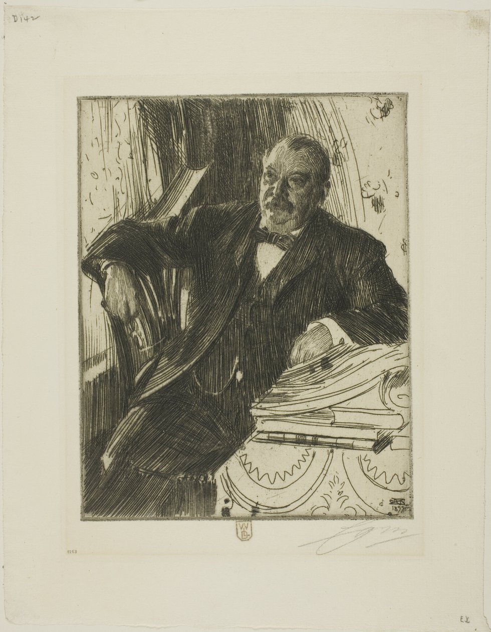 Grover Cleveland II od Anders Leonard Zorn