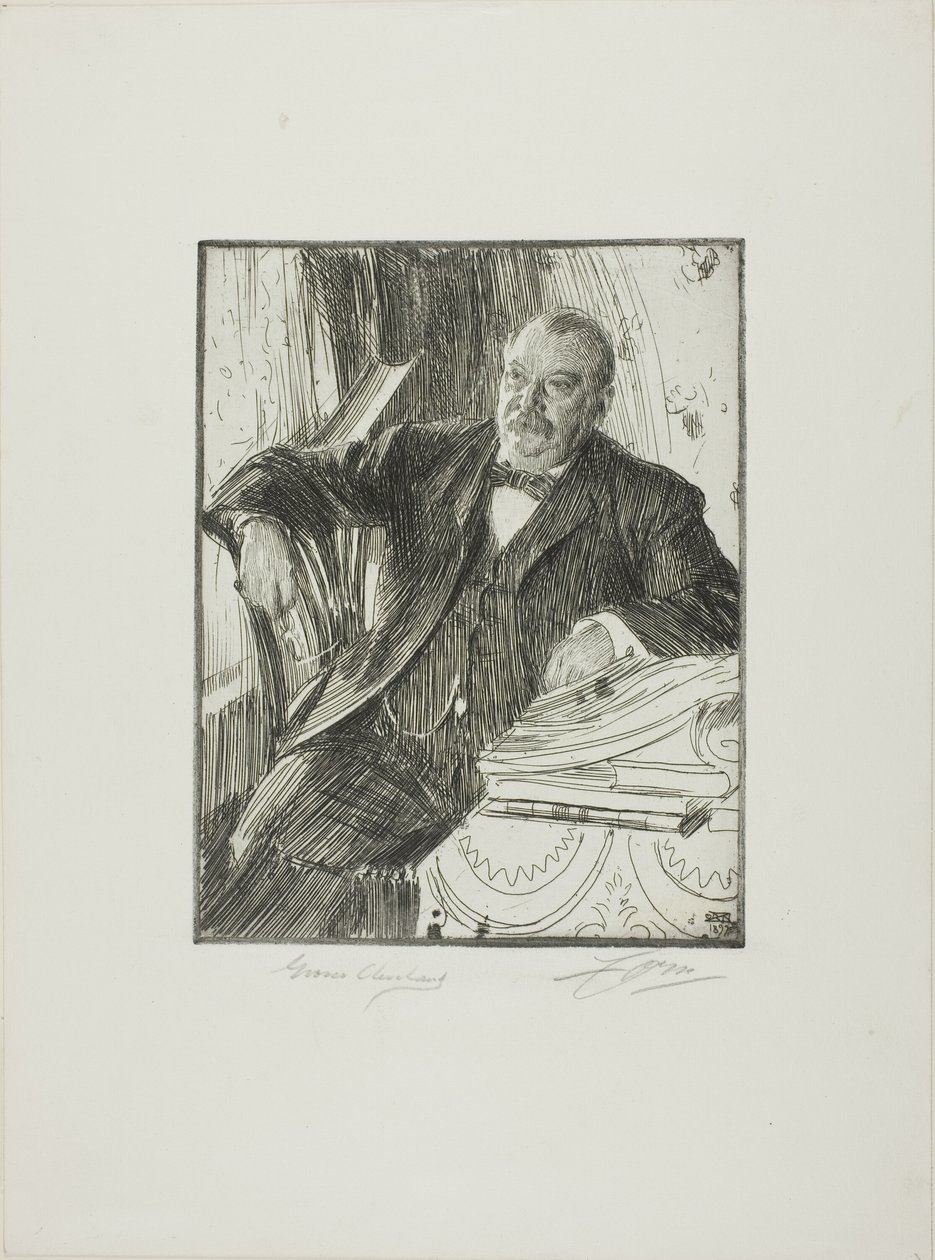 Grover Cleveland II od Anders Leonard Zorn