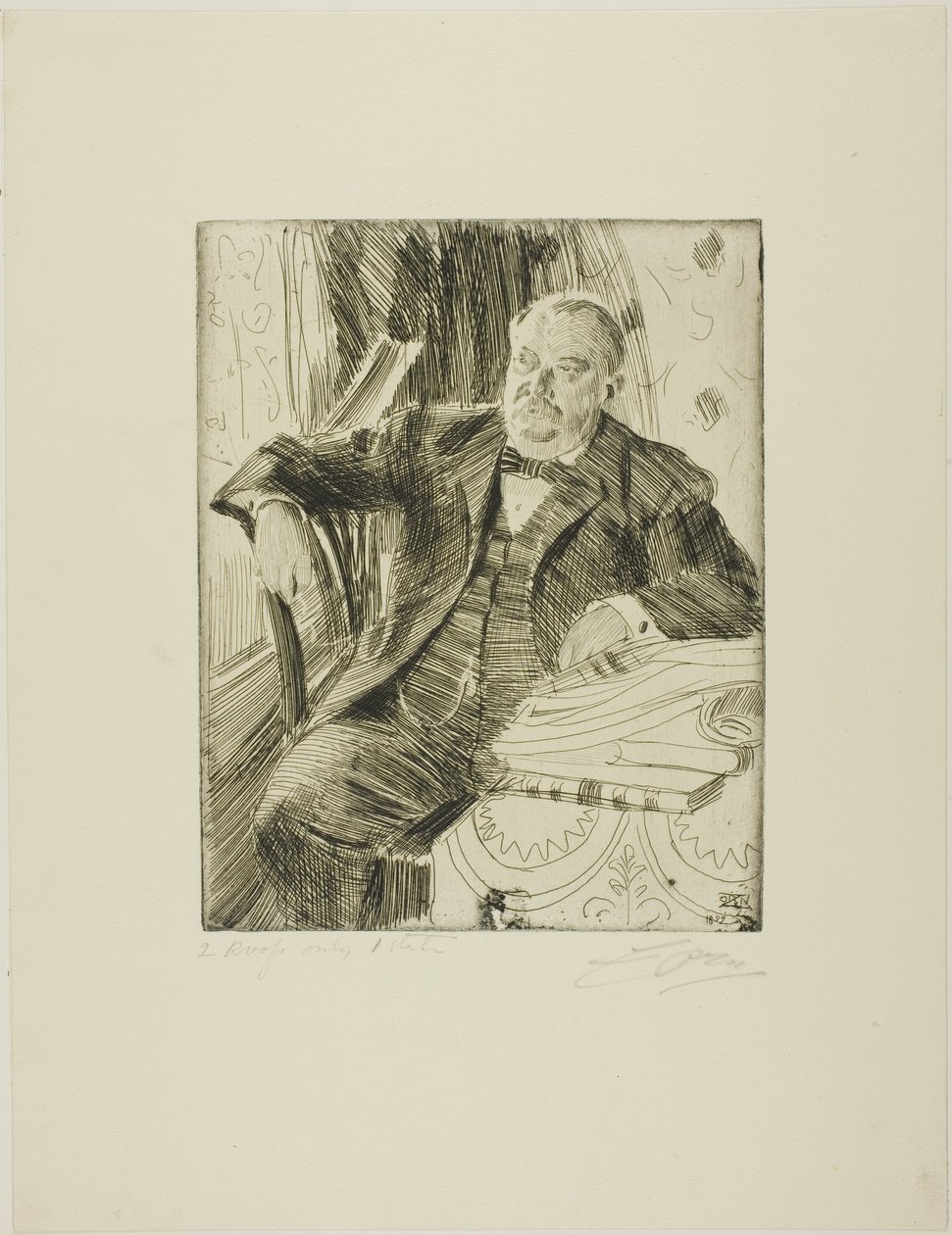 Grover Cleveland I od Anders Leonard Zorn