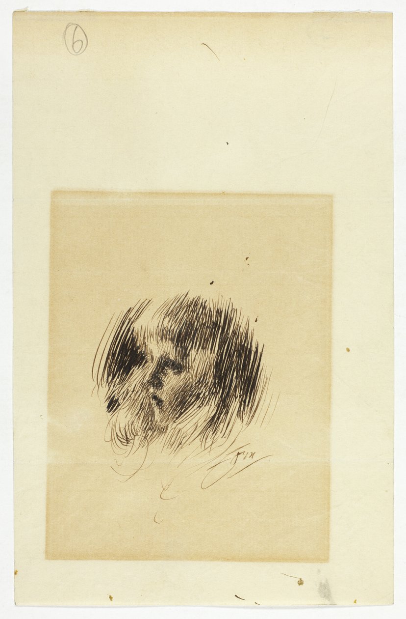 Hlava dívky od Anders Zorn