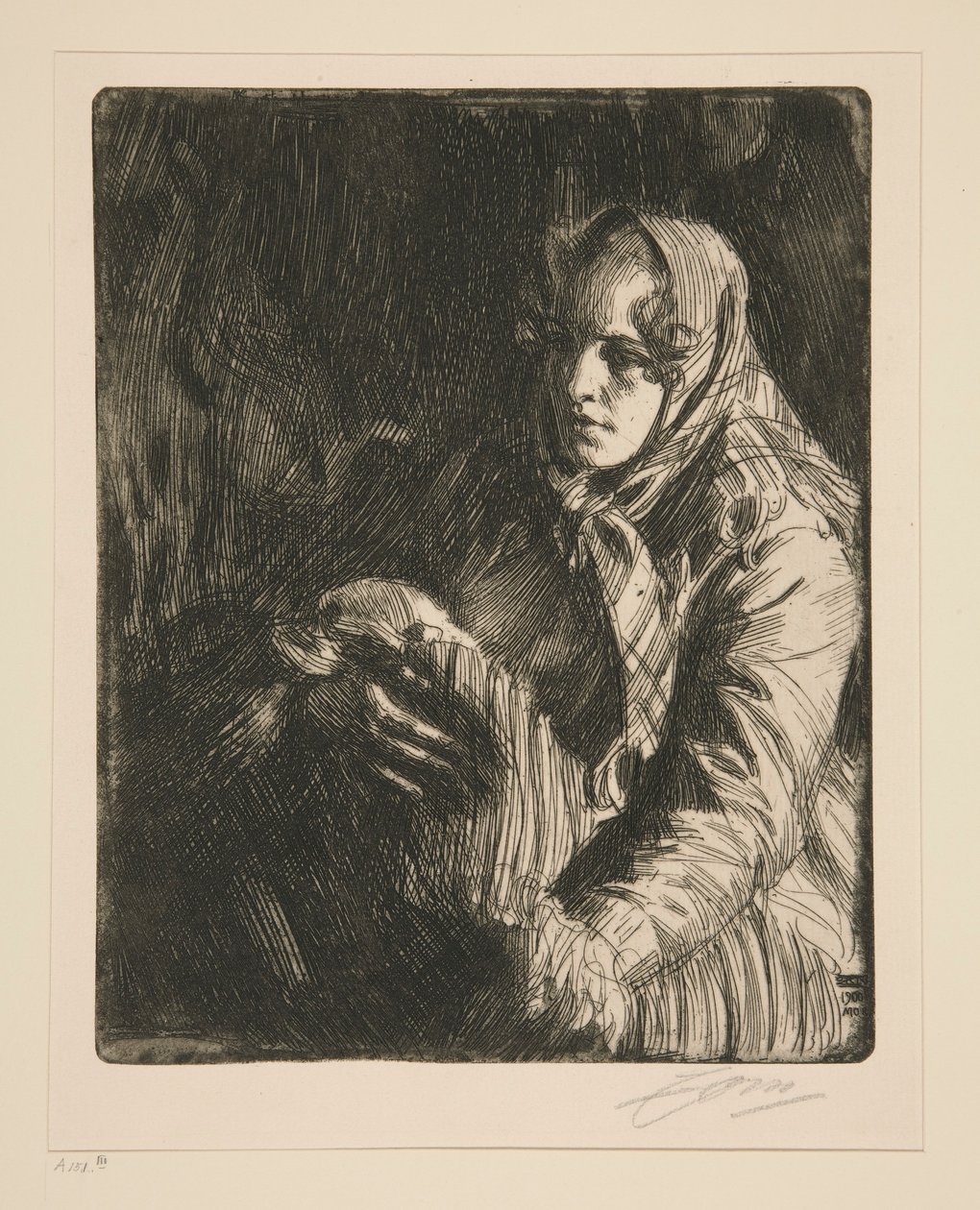 Madonna (matka) od Anders Leonard Zorn