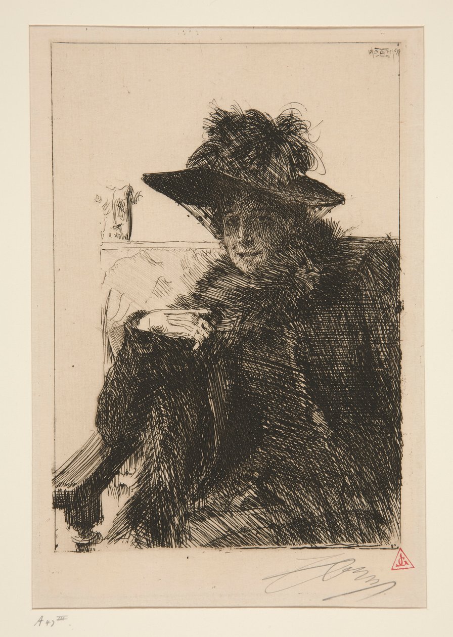 Mme. Armand Dayot od Anders Leonard Zorn