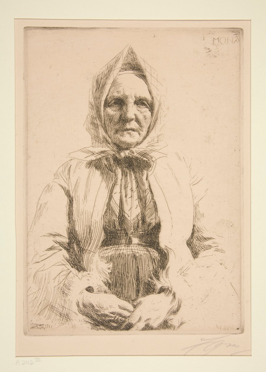 Mona od Anders Leonard Zorn