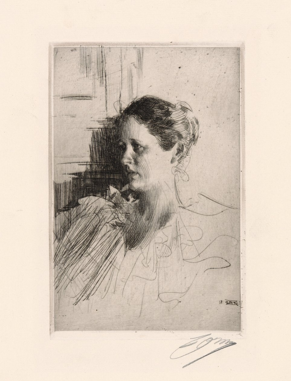paní Nagelová od Anders Leonard Zorn