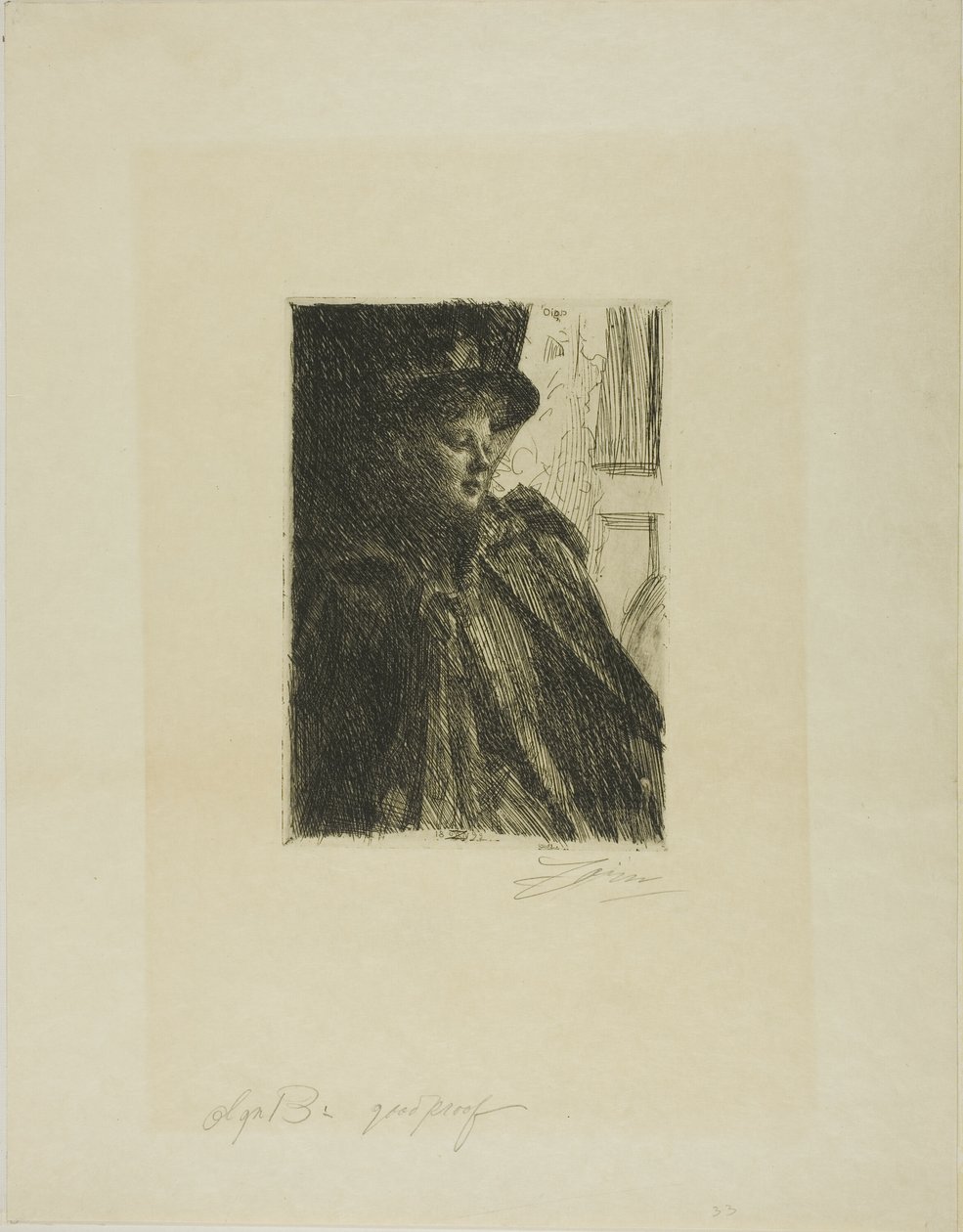 Olga Bratt od Anders Leonard Zorn