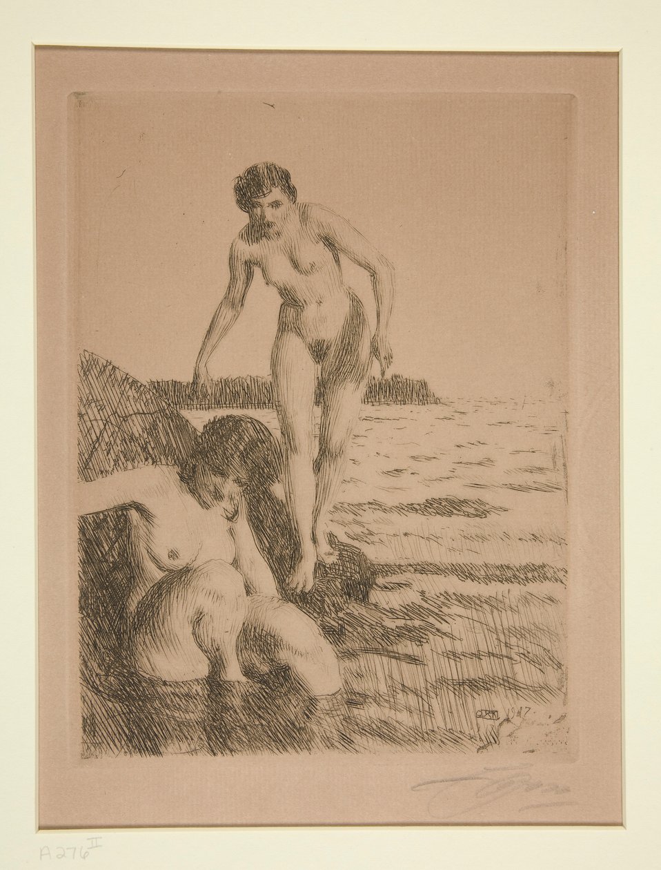Na ostrově Hemso od Anders Leonard Zorn