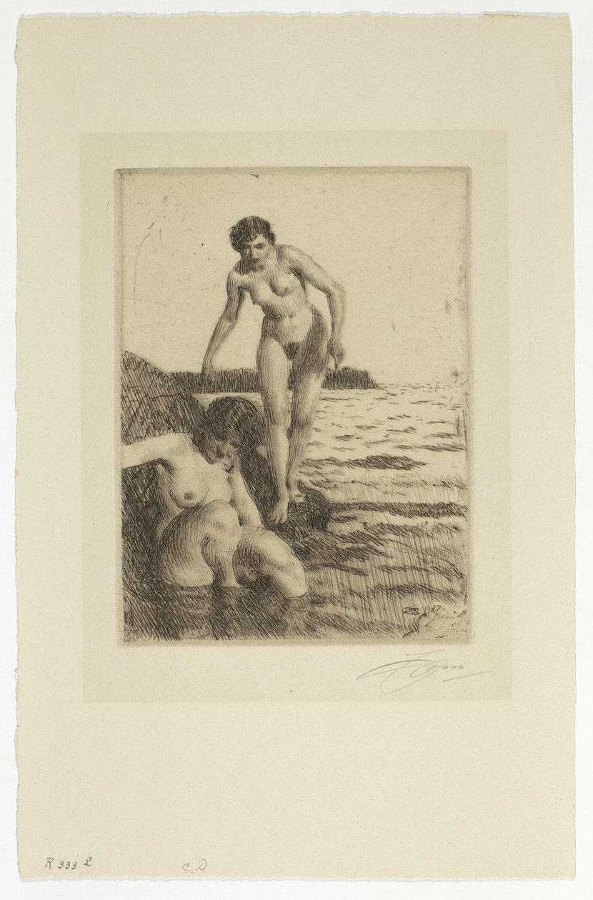 Na ostrově Hemsö od Anders Leonard Zorn