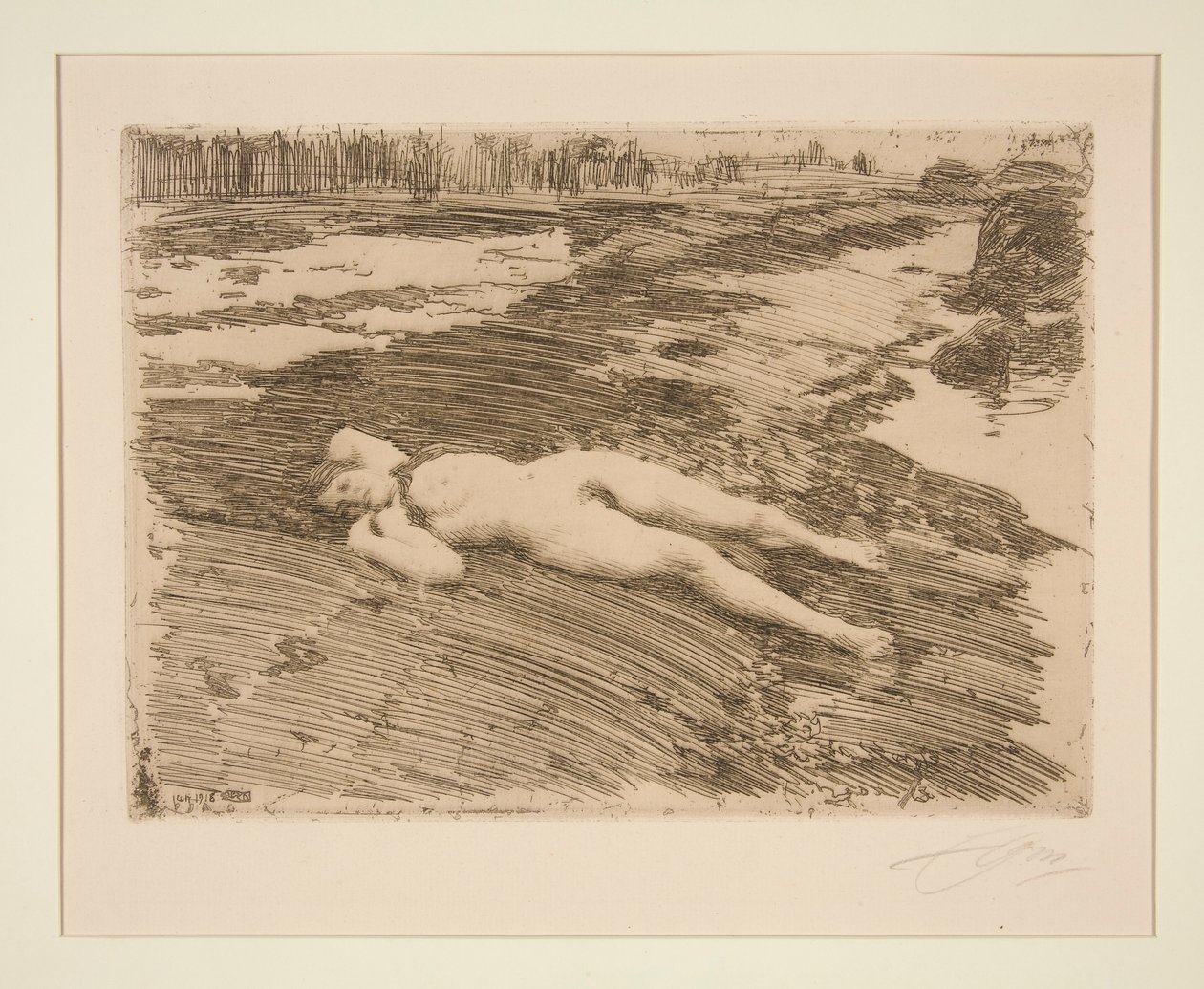 Na píscích od Anders Leonard Zorn