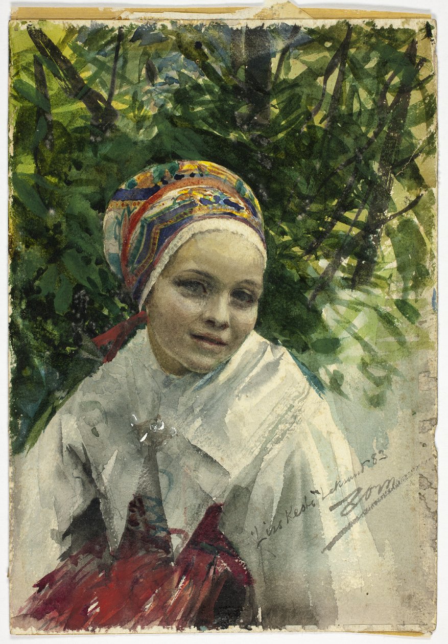 Portrét dívky od Anders Leonard Zorn