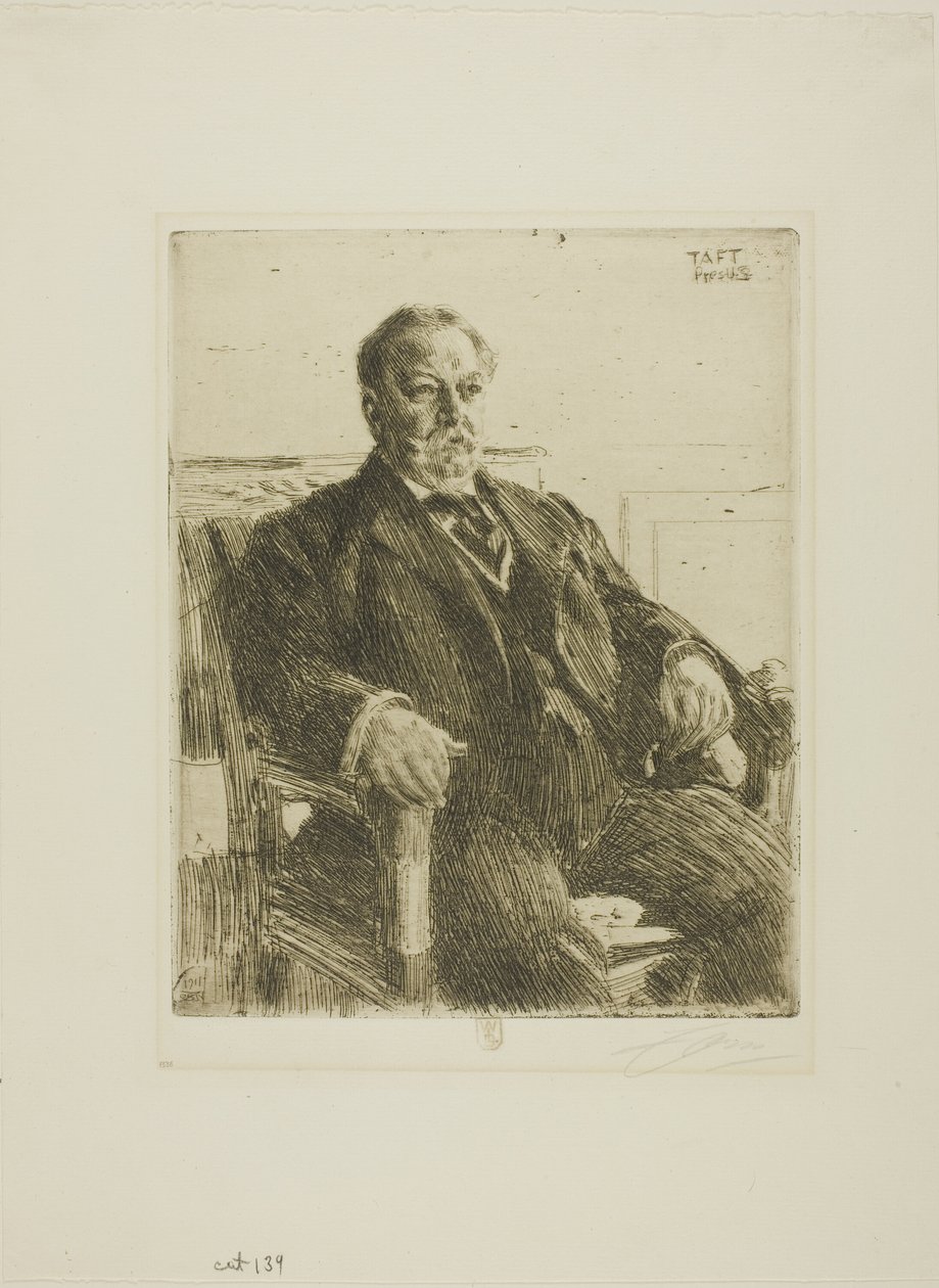 prezident William H. Taft od Anders Leonard Zorn